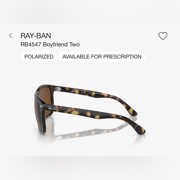 🆕 RAY-BAN RB4547 Boyfriend Two - Picture 8 of 9